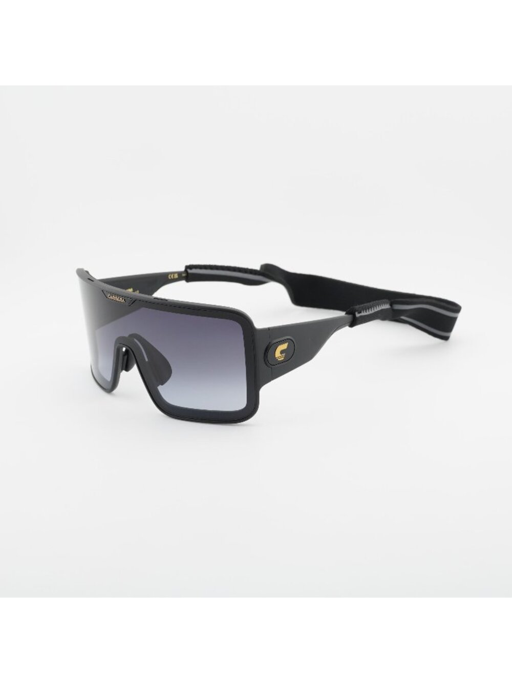 Exclusive Sale! Carrera FLAGLAB 15 0003 9O Sunglasses Black Shield Frame